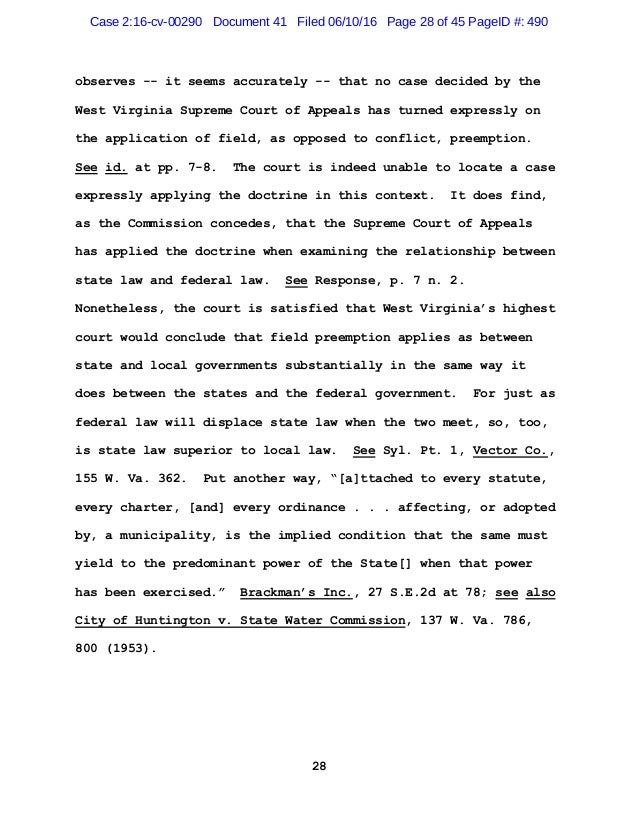 Thesis Statements For Argumentative Essays Federal Judges Decision In Eqt V Fayette County Wv Writing An Interpretive Essay Romeo And Juliet Essay Thesis also Business Essay Sample Interpretive Analysis Essay Hepatitze Sample High School Essay