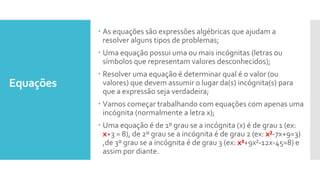 Equação de 2º grau - Resumo e fórmula resolutiva | PPTX