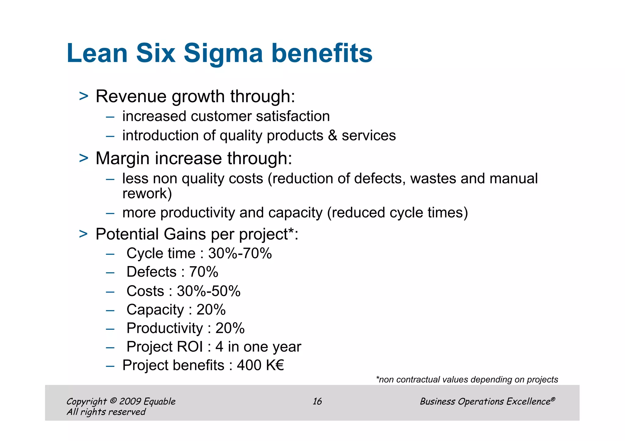 Equable Lean Six Sigma Boe English Presentation