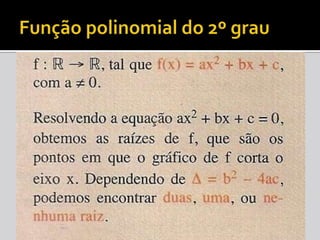 Função polinomial do 2º grau
