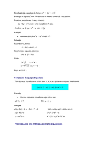 EquaçõEs De 2º Grau,Sistema E Problema Autor Antonio Carlos