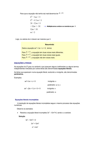 EquaçõEs De 2º Grau,Sistema E Problema Autor Antonio Carlos