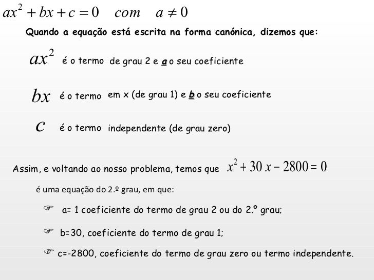 Equacoes Do 2 º Grau