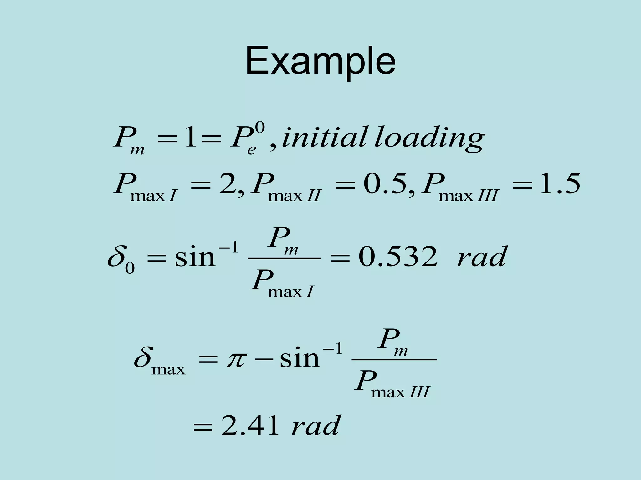 Equal Area Criterion for Transient Stability Studynew.pptx