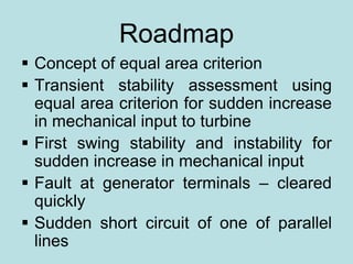 Equal Area Criterion for Transient Stability Studynew.pptx