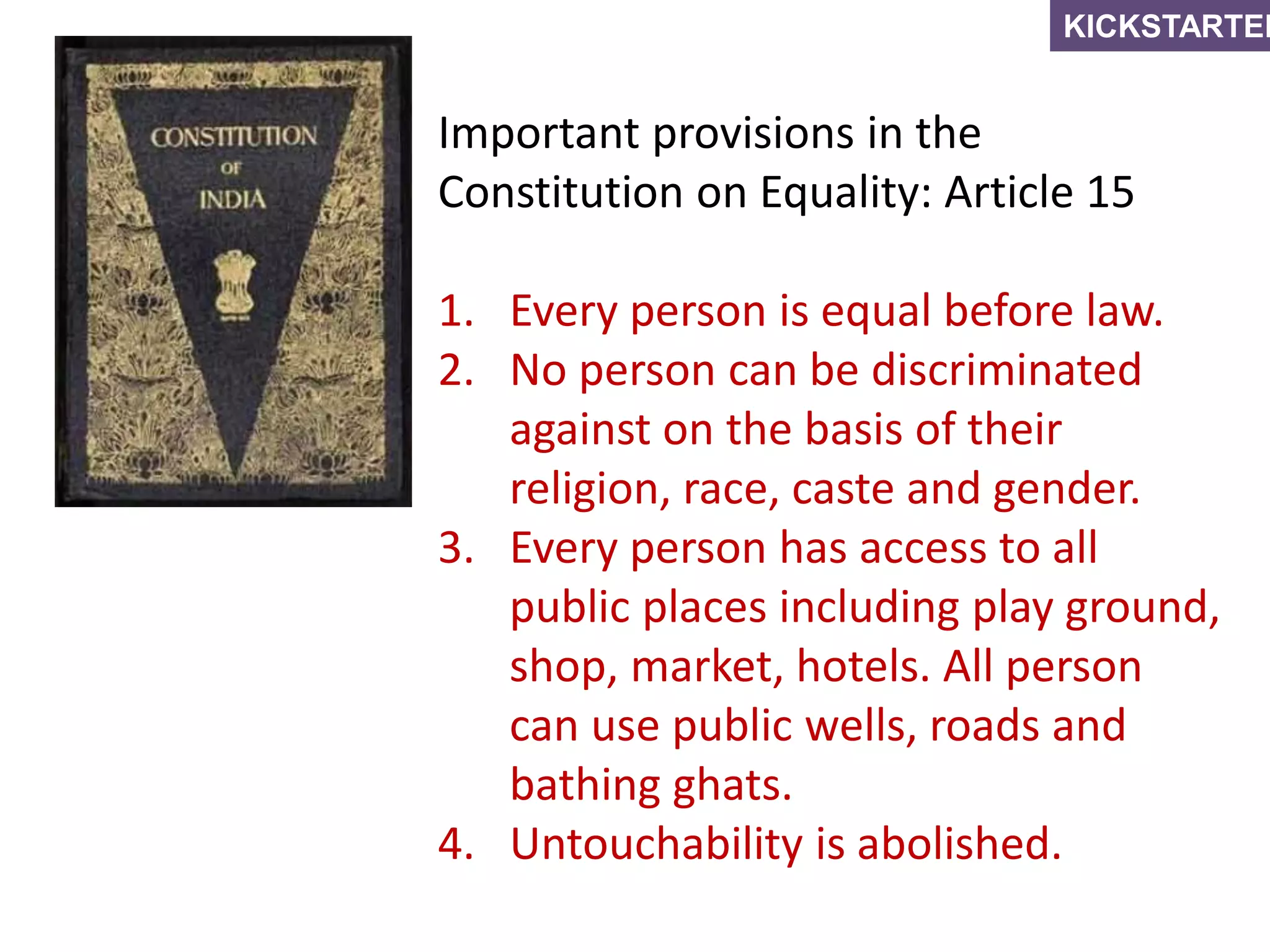Equality (Grade 7 - Civics) | PPSX