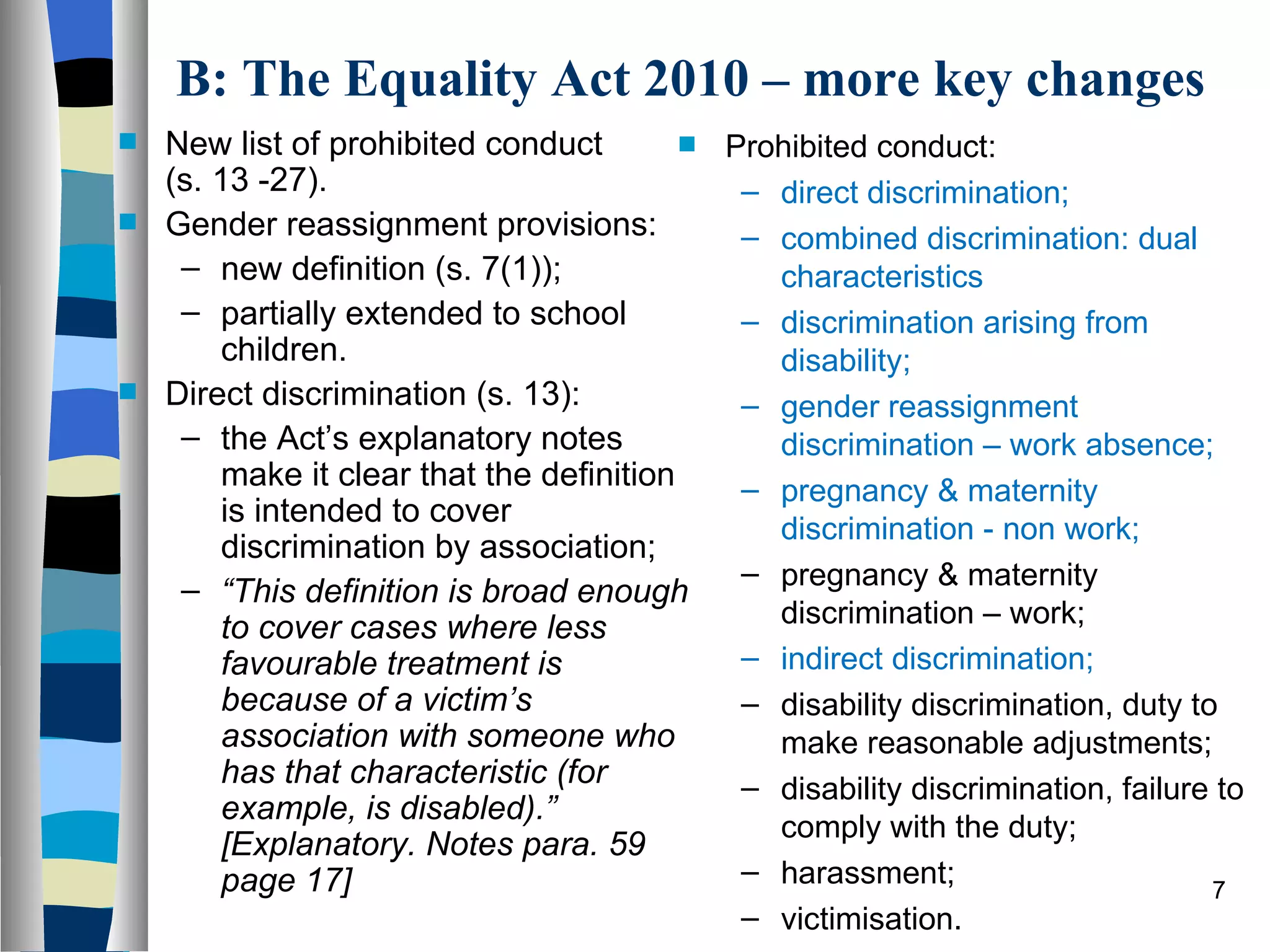 Equality Act 2010 Presentation | PPT