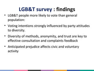 Equality and diversity in local government | PPT