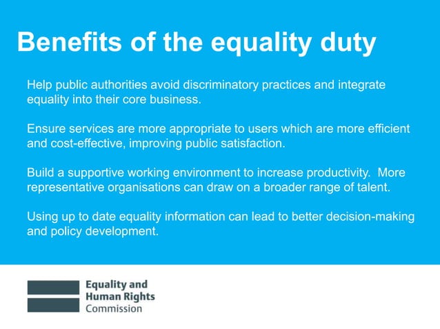 What Is The Public Sector Equality Duty 