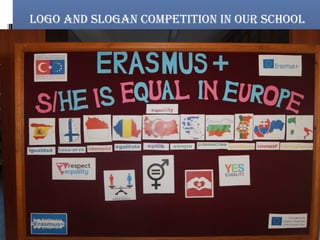 LOGO AND SLOGAN COMPETITION IN OUR SCHOOL
 