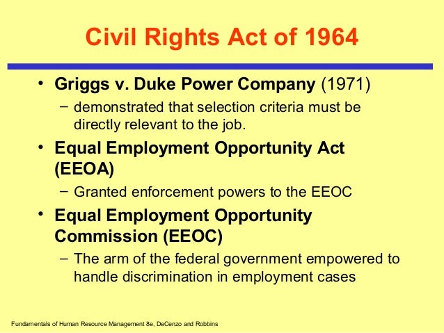 equal employment opportunity act of 1972 paper