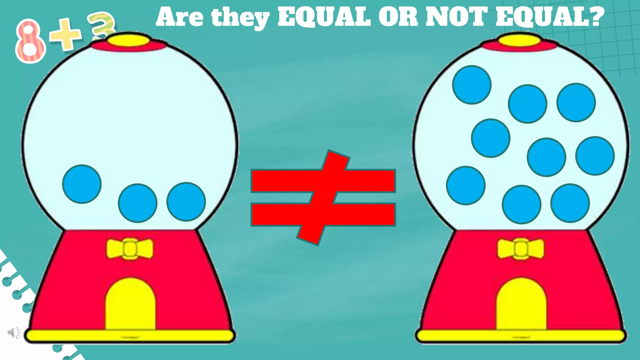 Are they EQUAL OR NOT EQUAL?
 