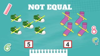 NOT EQUAL
5 4
 