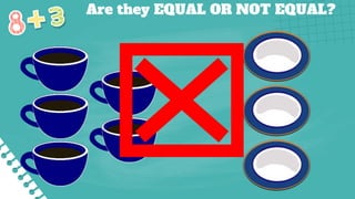 Are they EQUAL OR NOT EQUAL?
 