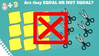 Are they EQUAL OR NOT EQUAL?
 