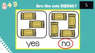 Are the sets EQUAL?
 