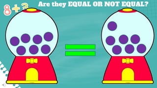 Are they EQUAL OR NOT EQUAL?
 
