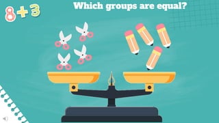 Which groups are equal?
 