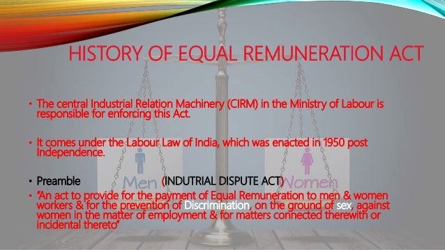 Equal Remuneration Act,1976