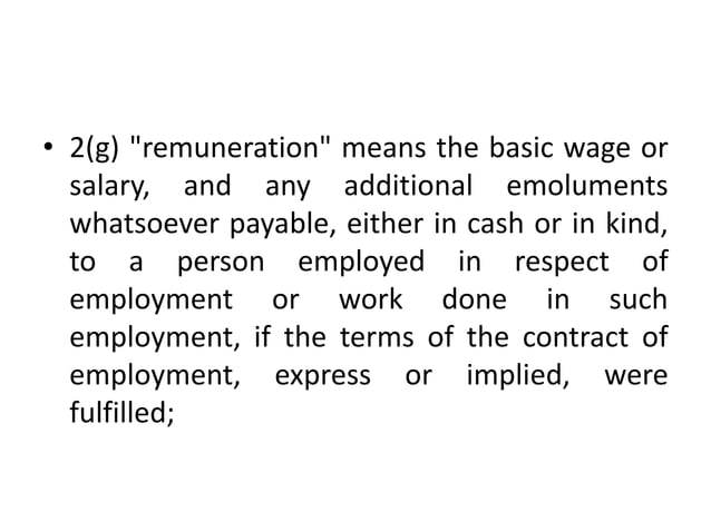 Equal remuneration act 1976 | PPT