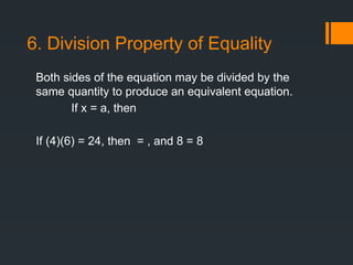 Property Of Equality In Math Comprehensive Guide to Solving Linear Equations and Properties of ...