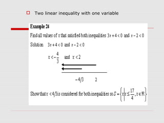 Equation and inequalities | PPT