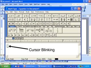 Cursor Blinking
 