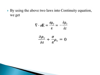 Irc Equation EQUATION OF CONTINUITY AND KIRCHHOFF'S CURRENT LAW | PDF