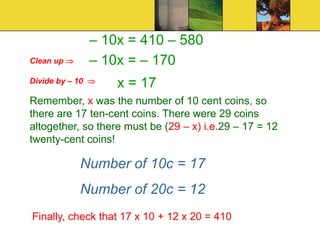 Equations ppt | PPT