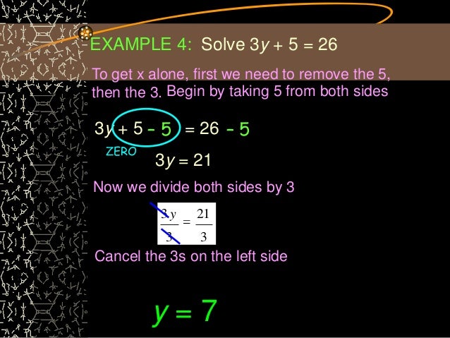 Equations ppt