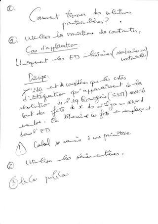 Equations differentielles