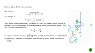 Equations in Polar Coordinates | PPTX