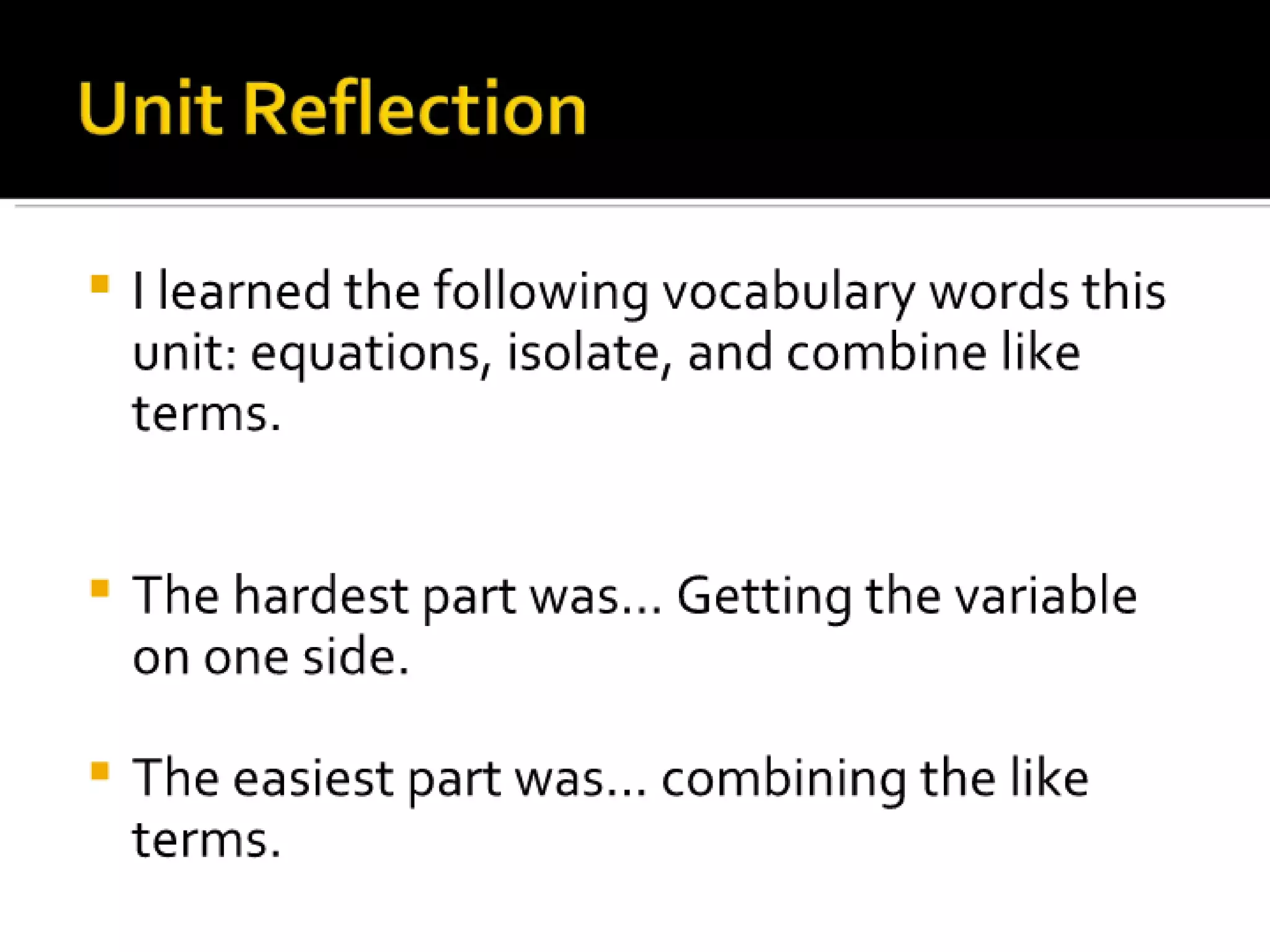 Equations powerpoint