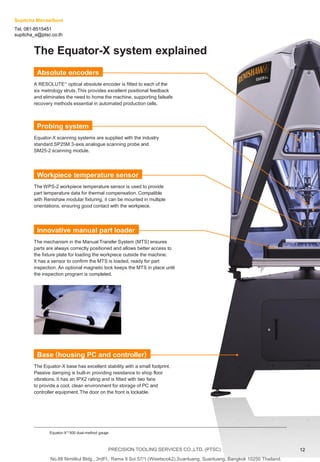 Equator-X เกจวัดอนเกประสงค์ใหม่จาก Renishaw | PDF