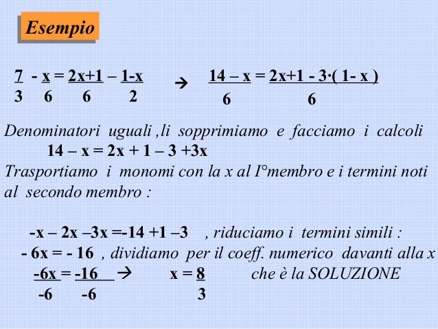 Quando Un Equazione Si Dice Indeterminata