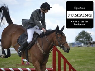 JUMPING
Equestrian
6 Basic Tips for
Beginners
 