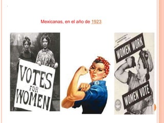 Mexicanas, en el año de 1923.
.
 
