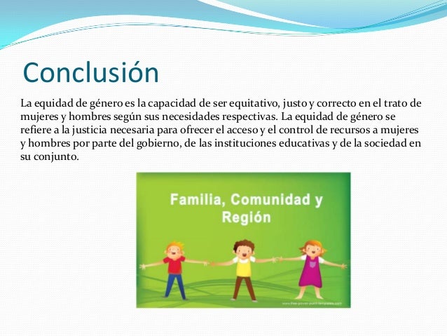 Equidad de genero