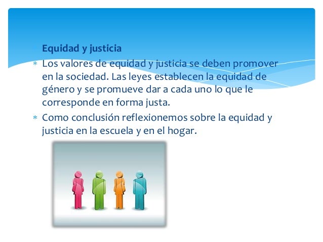 Equidad y justicia