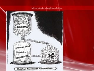 Interés privados y beneficios colectivos. 
 