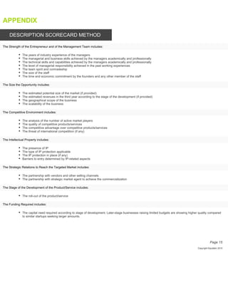 Company Valuation Report Sample