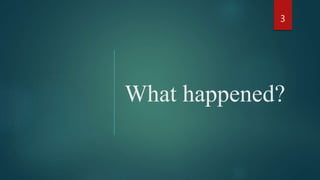 What happened?
3
 