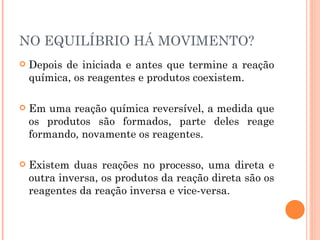 Equilíbrio Quimico