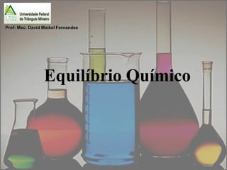 Prof: Msc. David Maikel Fernandes




                 Equilíbrio Químico
 