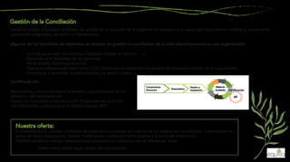 Llevamos a cabo el proceso completo de análisis de la situación de la organización respecto a su capacidad para ofrecer medidas y procesos de
conciliación adaptados, así como su implantación.
Algunos de los beneﬁcios de implantar un sistema de gestión la conciliación de la vida laboral-personal en una organización:
· Contribuye a crear una cultura y liderazgo basado en valores.
· Redunda en el bienestar de las personas.
· Atrae talento (Salario emocional).
· Aporta a la Responsabilidad Social-ODS (Objetivos de Desarrollo Sostenible de Naciones Unidas) de la organización.
· Contribuye a aumentar la productividad y a reducir costes.
Certiﬁcado efr:
Asesoramos y acompañamos a empresas y organizaciones en la
obtención del certificado efr.
Equilia es consultora prescriptora efr (Propiedad de la Funda-
ción Másfamilia y referencia en el Estado) desde 2007.
Acompañamos el proceso completo de elaboración y puesta en marcha de un sistema de conciliación, interviniendo en
todas las fases: diagnóstico, diseño, implantación, auditoría interna (previa a la auditoría externa efr).
También podemos realizar intervenciones puntuales en cualquiera de las diferentes fases.
Modalidad: Presencial y online según el tipo de intervención.
 