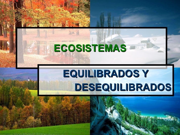 EQUILIBRIO ECOLÓGICO