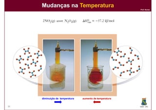 Mudanças na Temperatura
                                                          Prof. Nunes




     diminuição de temperatura   aumento de temperatura


36                                                        DQOI - UFC
 