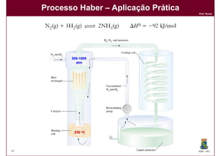 Processo Haber – Aplicação Prática
                                          Prof. Nunes




            500-
            500-1000
              atm




             250 oC




40                                        DQOI - UFC
 