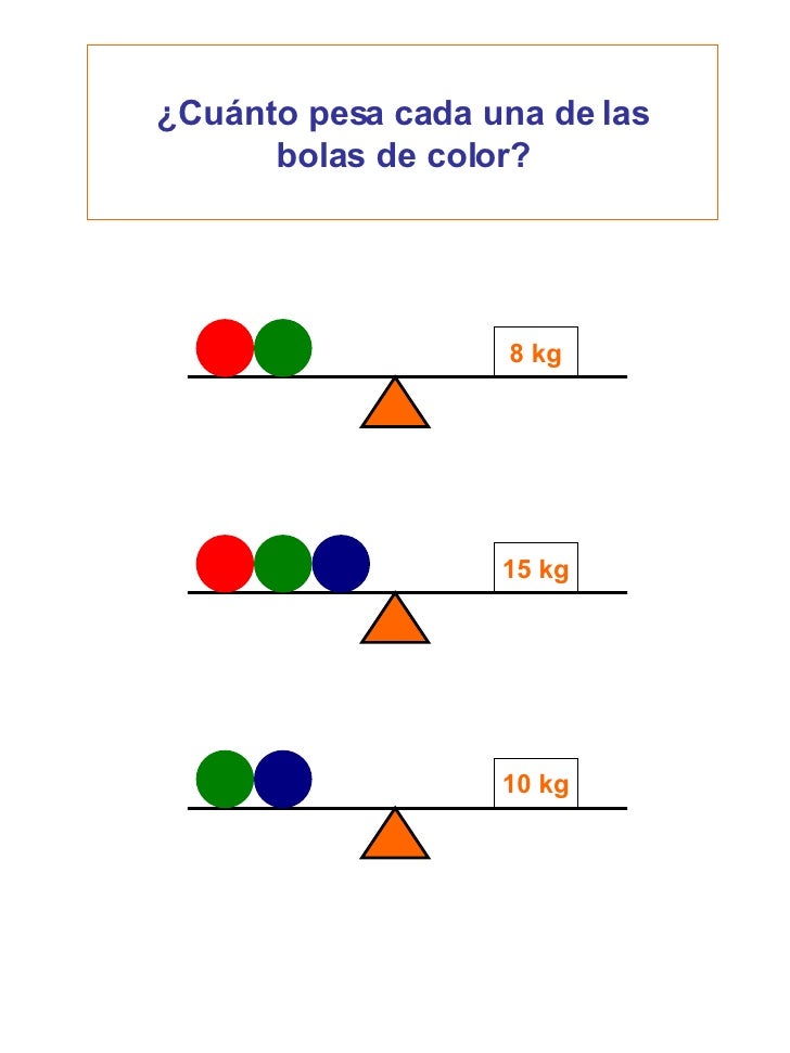 Resultado de imagen de balanzas juego lógica