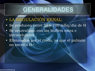 Equilibrio acido base | PPTX